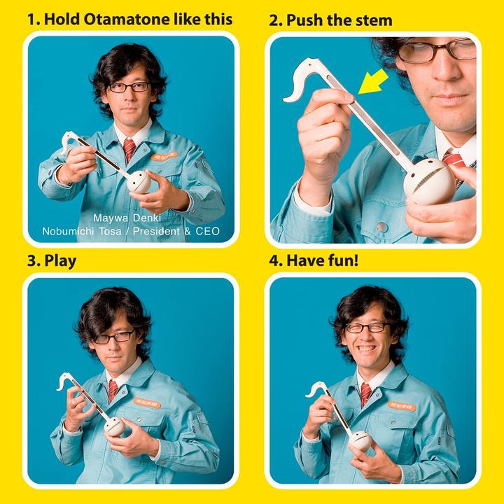 Actual product image Otamatone Synthesizer (Italian, English, German, French)