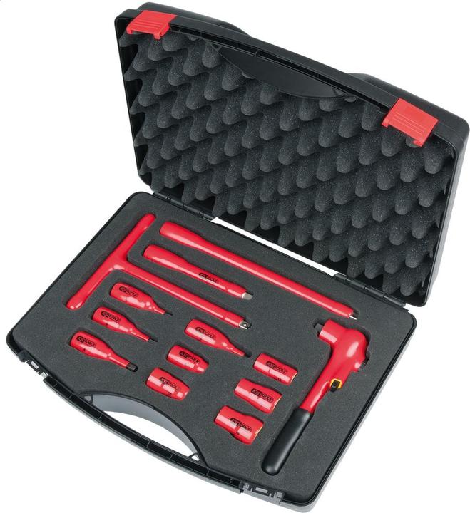 Actual product image KS Tools 3/8 inch socket set with insulated tools, 13 pcs.