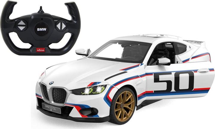 Actual product image Jamara BMW 3.0 CSL 1:14 white 2.4GHz manual door