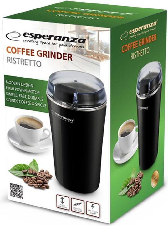 Actual product image Esperanza EKC008K Coffee grinder black 160 W