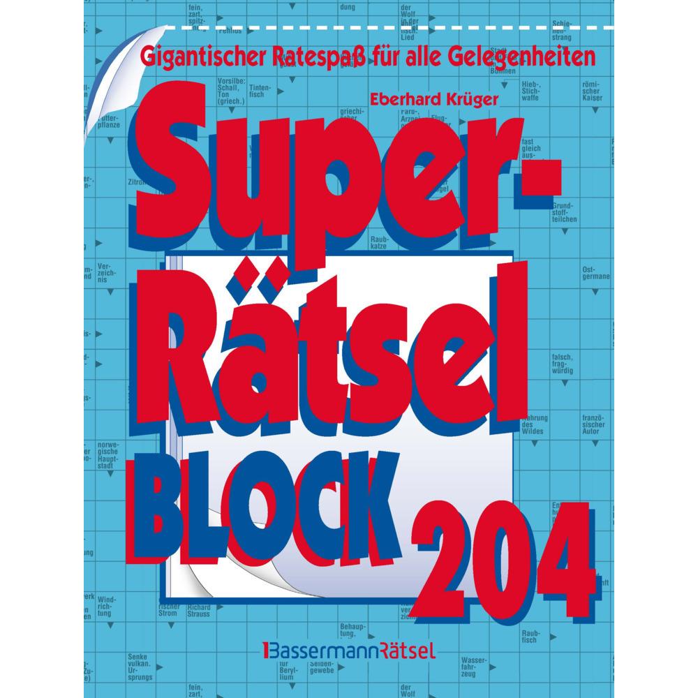 Krüger:Superrätselblock 204, Ratgeber von Eberhard Krüger