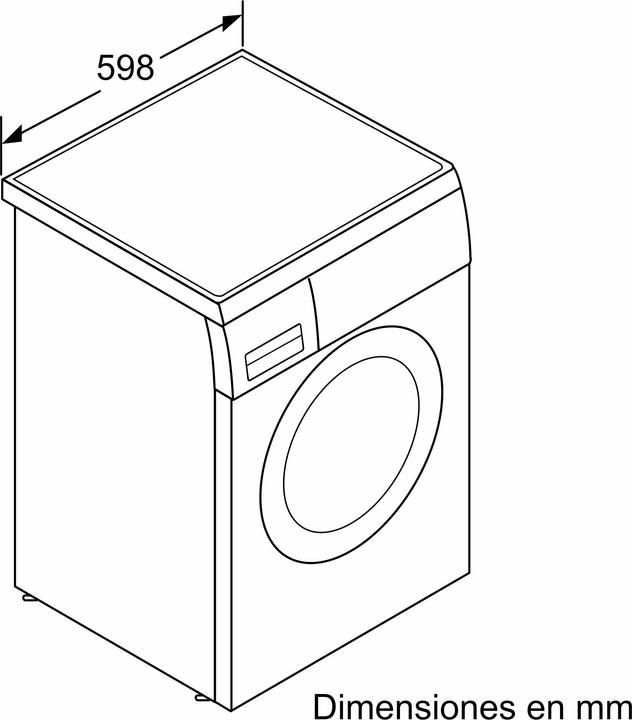 Produktbild Bosch Hausgeräte WUU28T8XES (8 kg)