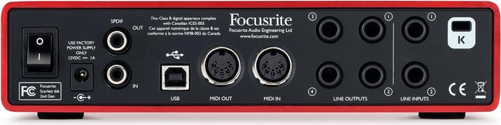Produktbild Focusrite Scarlett 6i6 2nd Gen (USB)