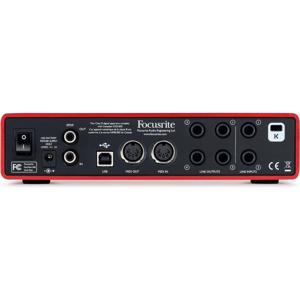 Focusrite Scarlett 6i6 2nd Gen - kaufen bei Digitec