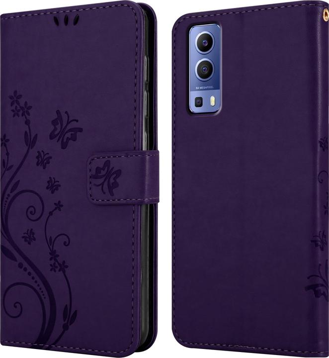 Produktbild Cadorabo Flower Book Hülle (Vivo Y52s 5G, Vivo Y72 5G)