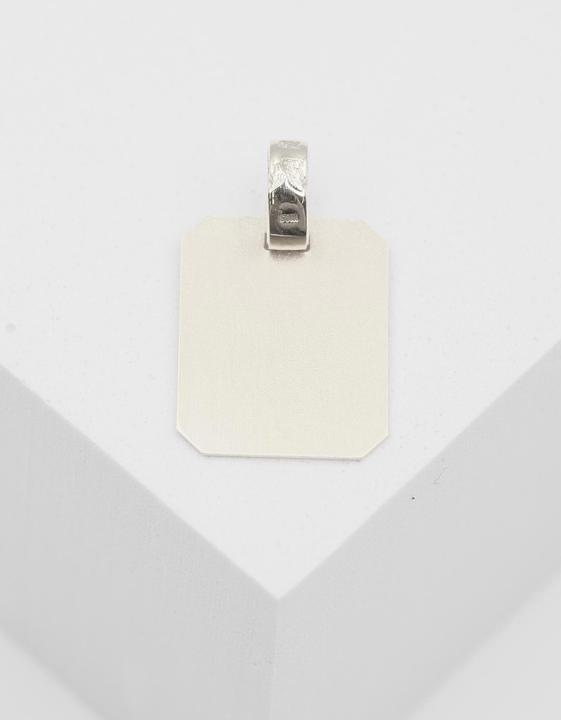 Image du produit Muau Plaque de gravure Rectangulaire (Or blanc 750)