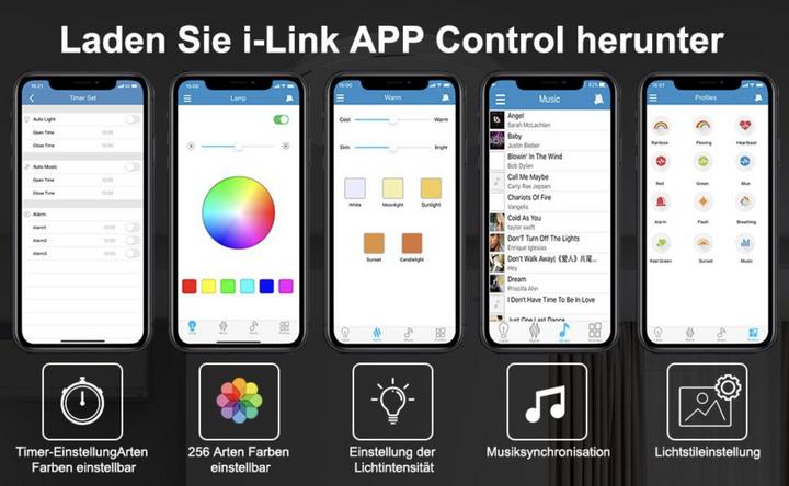 Produktbild Gindoly LED Deckenleuchte Smart (2500 lm)