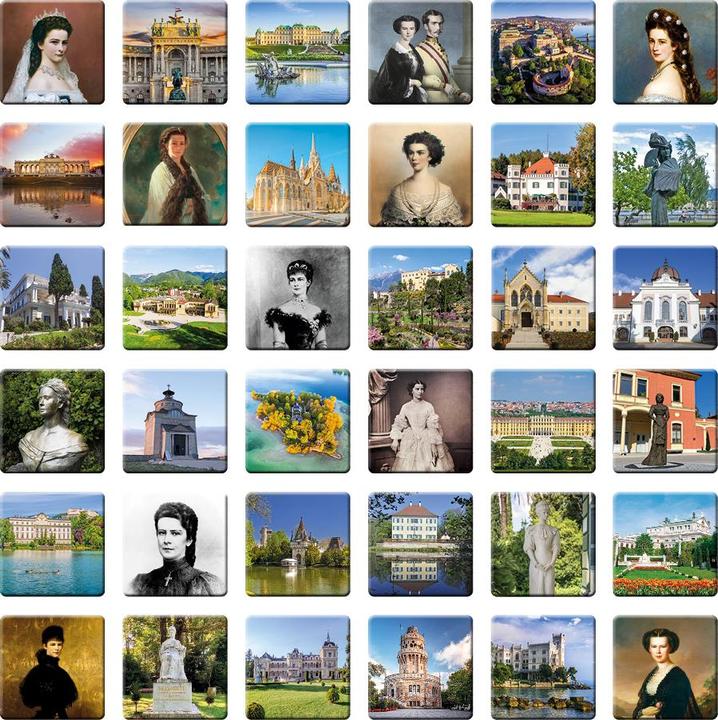 Immagine prodotto Starnberger Spiele Memo Game Elisabeth (Sulle orme dell'imperatrice Sisi) (Tedesco, Inglese)