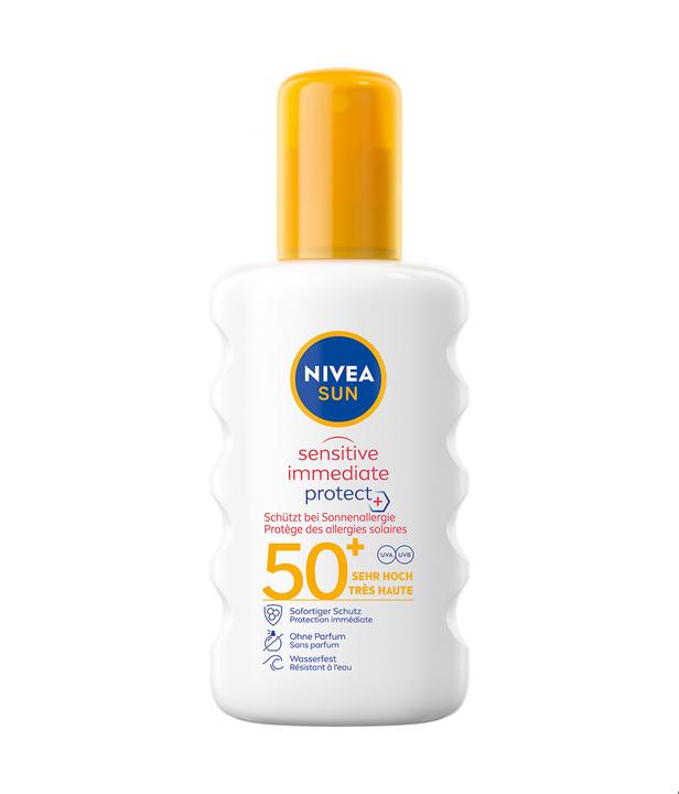 Image du produit NIVEA Sun Sensitive Immediate Protect Sonnenspray (Spray solaire, SPF 50+, 200 ml, 233 g)