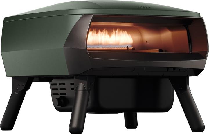 Produktbild Etna Rotante Piccolo grün / Pizzaofen / Drehstein / 500°C / Gas / Pizza bis 33 cm