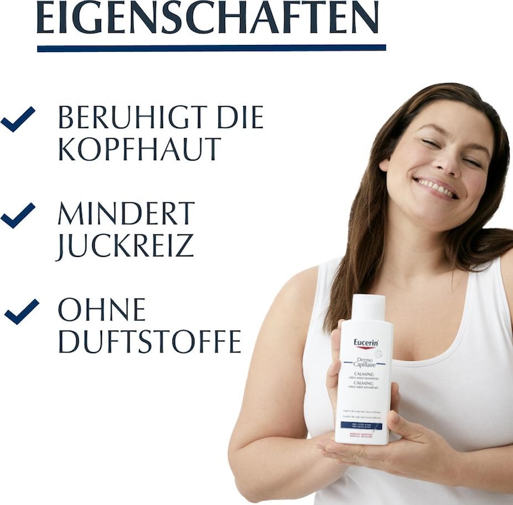 Image du produit Eucerin Shampooing à l'urée apaisant DermoCapillaire (250 ml, Shampoing liquide)