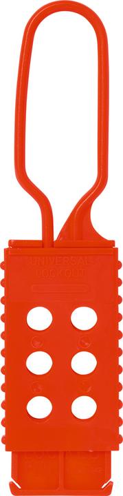 Actual product image Abus Lockout H770 main switch interlock, plastic, red.