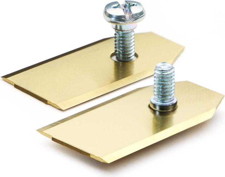 Actual product image Wiltec Rasenroboter Messer Set Titan V1 35x18mm 18 Stück Mähroboter Rasenmäher (Mowing robot, Lawn mower blades + replacement blades garden machinery)