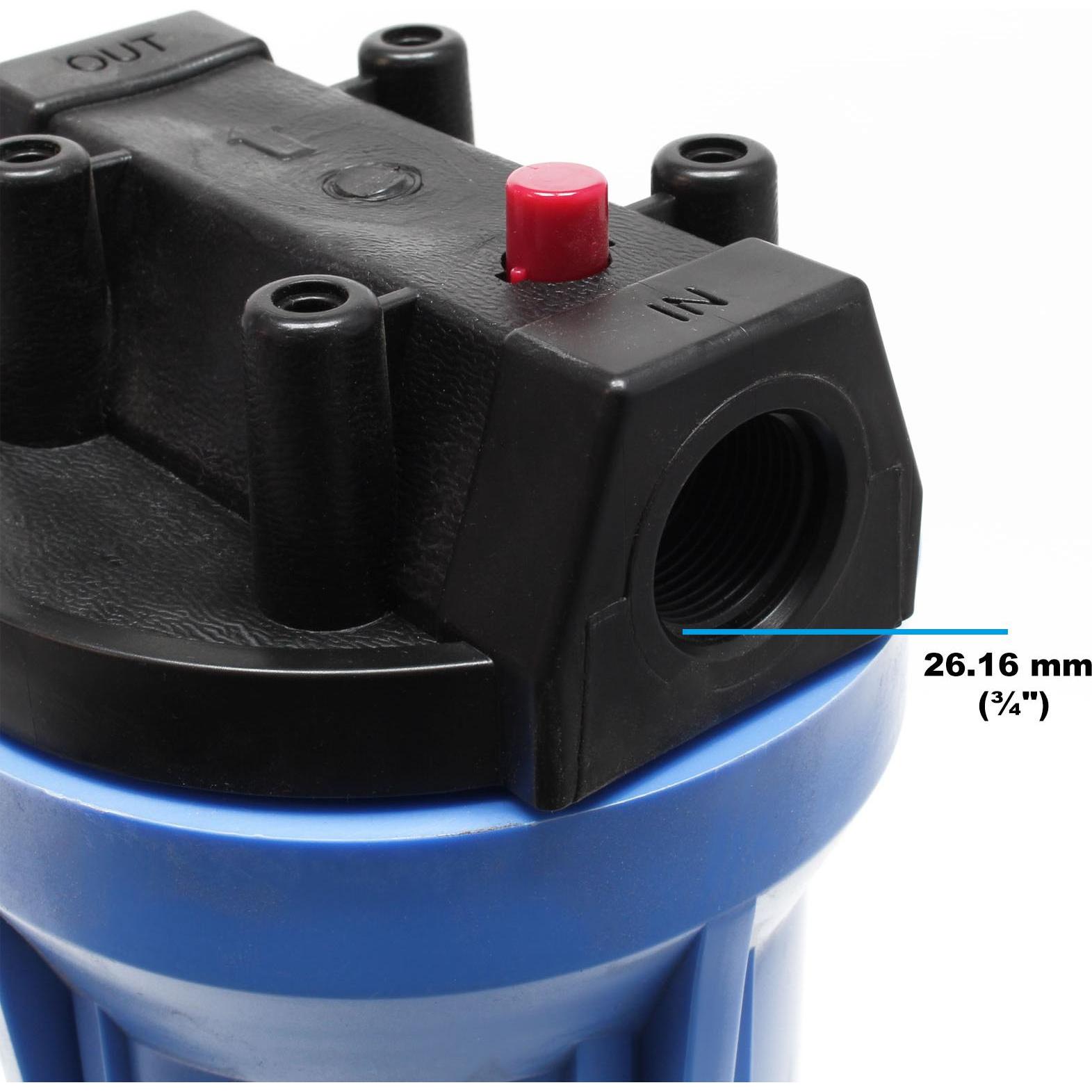 Thumbnail - Naturewater NW-BRK01 1 Stufen Filter 5µ 26,16mm 3/4" Einsatz PP Kartusche, Wasserfilter, Blau