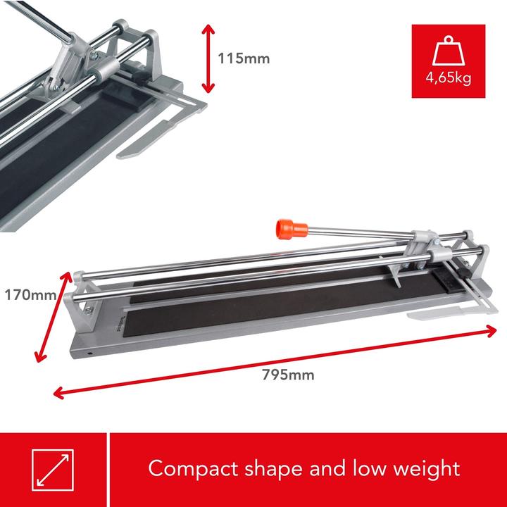 Productafbeelding Velleman Tegelsnijder 600 mm