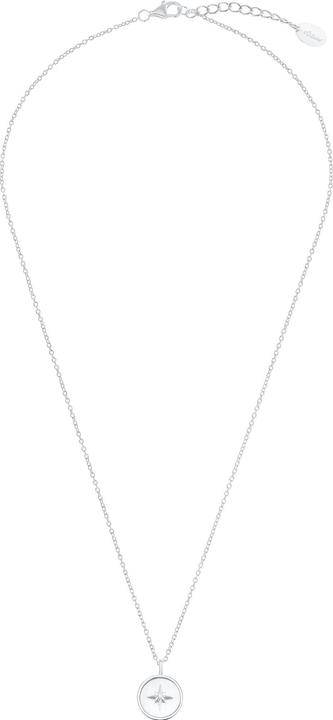 Immagine prodotto S.Oliver Collana da donna, argento 925, zirconia cubica sintetica, madreperla | stella (Argento 925, 42 cm)