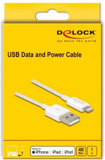 Produktbild Delock USB — Lightning (1 m, USB 2.0)