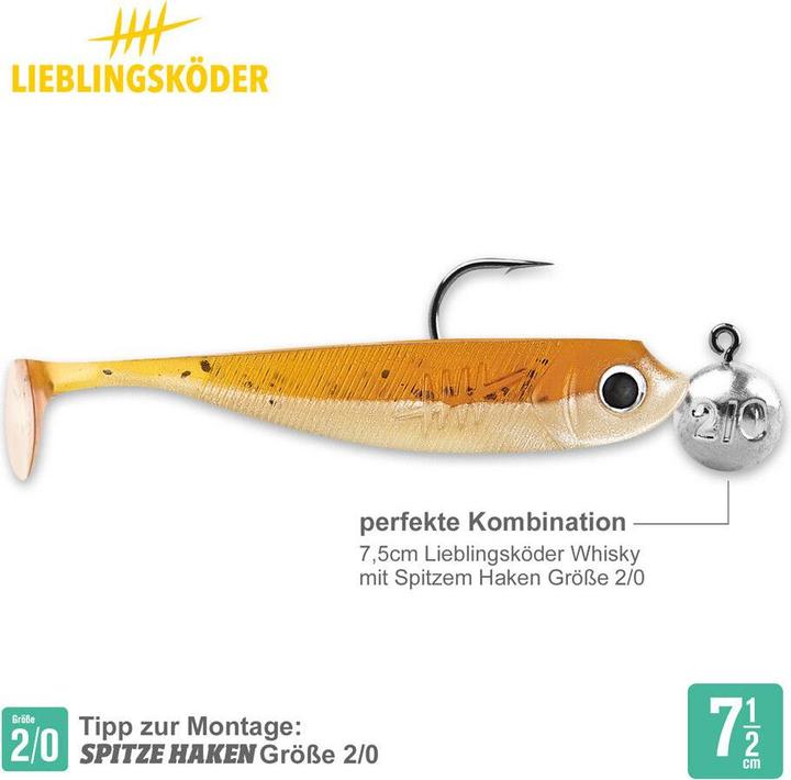 Actual product image Lieblingsköder Whisky (clear water, clouds) (15 cm)