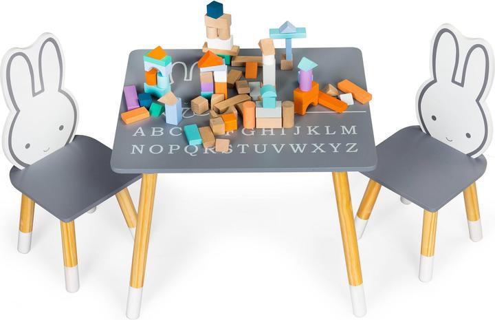 Produktbild EcoToys children's table + 2 chairs (Kindersitzgruppe)