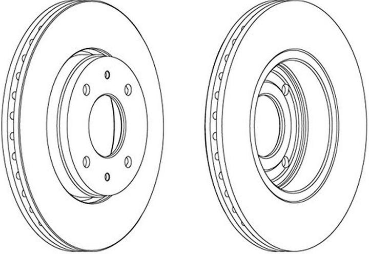 Produktbild Ferodo DDF1068 remschijf - (2 stuks)