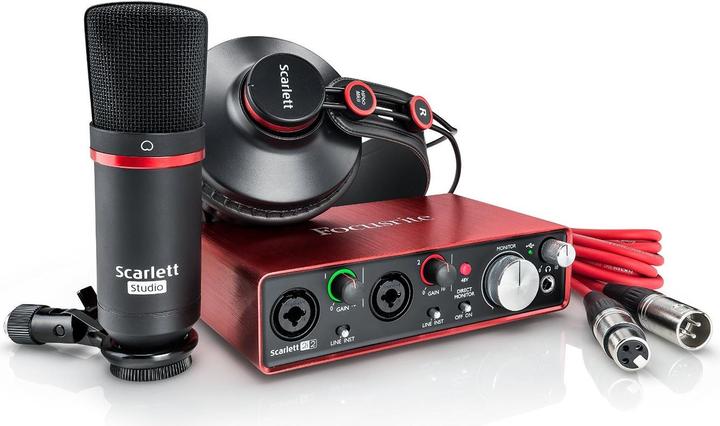 Produktbild Focusrite Scarlett 2i2 Studio Set 2nd Gen (USB)