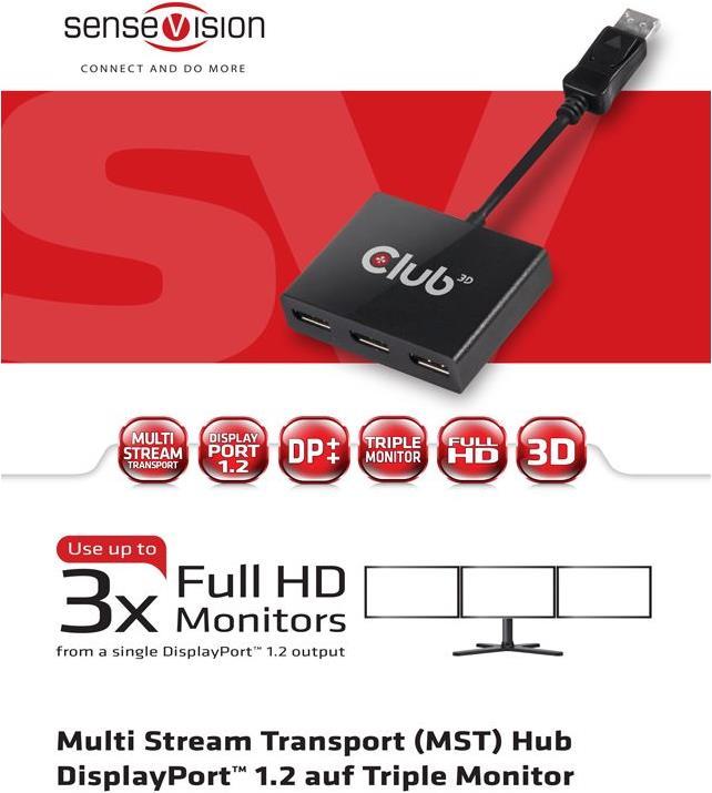 Produktbild Club 3D Multi Streaming Transport Hub