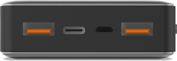 Actual product image Lamax LM20000FC Powerbank Lithium Polymer (LiPo) 20000 mAh Grey (20000 mAh, 5 W, 74 Wh)