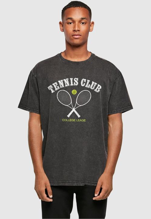 Produktbild Merchcode Tennis Club Acid Washed Oversized Tee - 112905 (L)