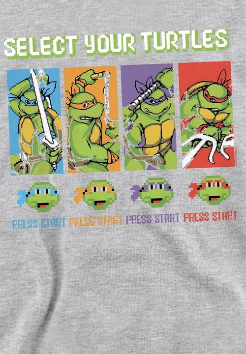Actual product image Teenage Mutant NT Childrens/Kids Gamer Turtles Pullover Hoodie (116)