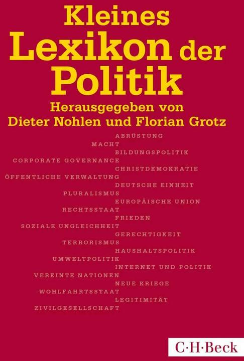 Actual product image Kleines Lexikon der Politik (German, Dieter Nohlen, Florian Grotz, 2015)