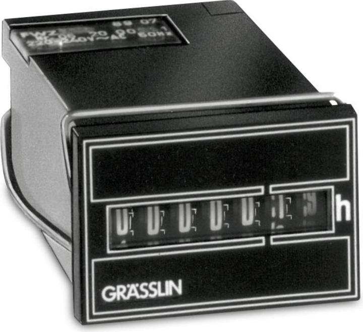 Image du produit Grässlin Compteur d'heures de fonctionnement, montage sur panneau, 230V