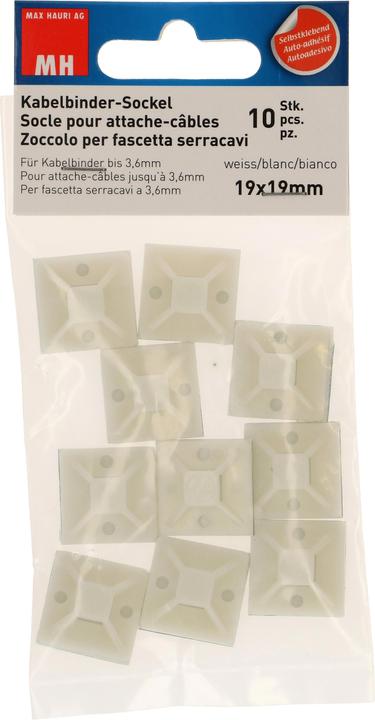 Actual product image Max Hauri Mounting base (Fixing loops, 19 mm, 1 pcs.)