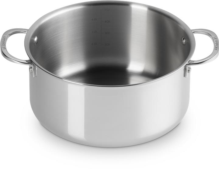Produktbild Le Creuset 3-ply Plus (24 cm, Bräter + Schmortopf, Edelstahl)