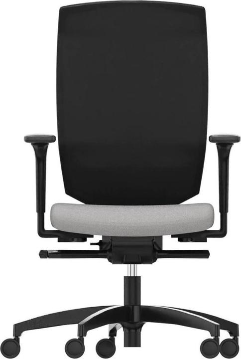 Produktbild Dauphin Bürostuhl ST 6755 mit Netzrücken, Schwarz/Weiss
