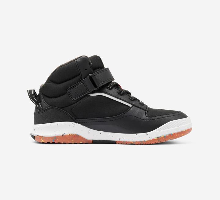 Actual product image Decathlon Turnschuhe Kinder hoch Schnürsenkel Klettverschluss - Playventure Resist schwarz (29)