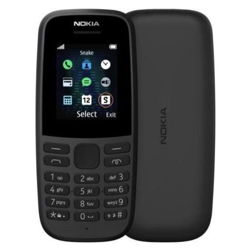 Nokia 105 4G Dual Sim 1.77" (1.77"), Tastenhandy, Schwarz