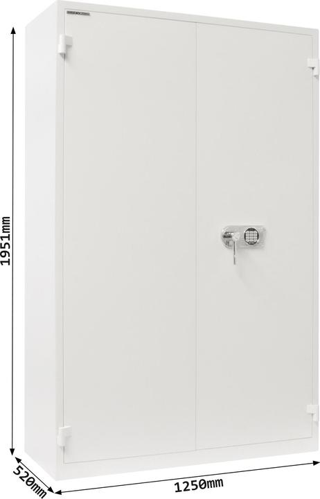 Actual product image Rottner Steel office cabinet Office 4 Premium electronic lock (818 l)