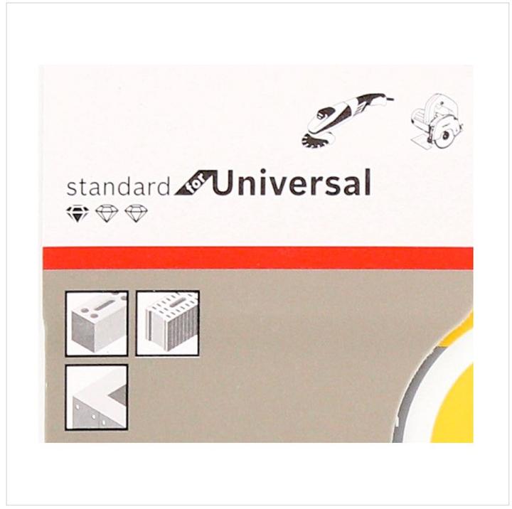 Produktbild Bosch Professional Zubehör Diamanttrennscheibe Standard for Universal Turbo, 125x22,23x2x10 mm, 1er-Pack