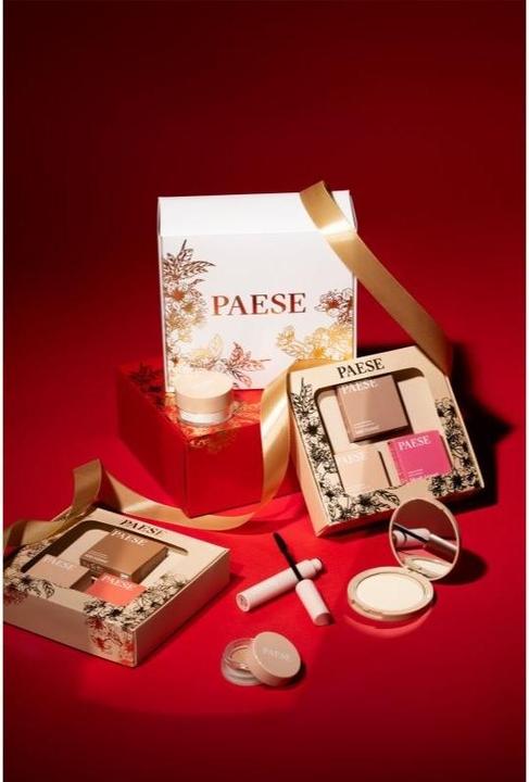 Produktbild Paese Paeseset Nature Look Mascara Cheeky 9ml, Lip Gloss Cotton Delight 75ml, Gerstenpuder 10g