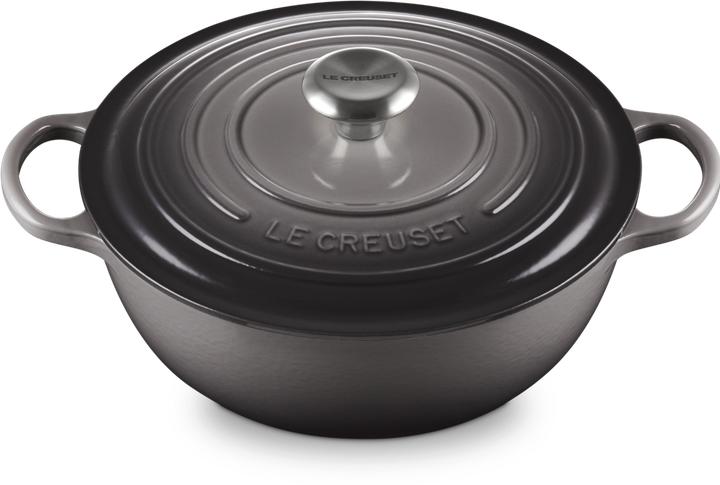 Actual product image Le Creuset Cocotte LA MARMITE SIGNATURE gris foncé (Cast iron, Enamel, 26 x 16.10 cm)