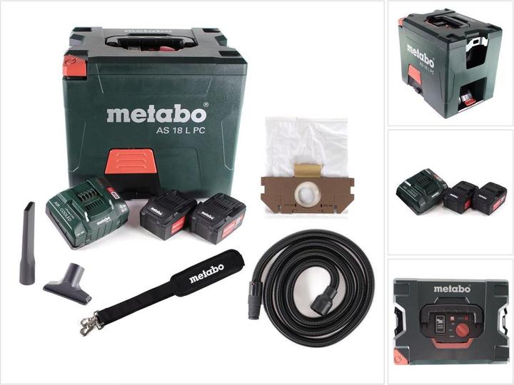 Actual product image Metabo Dry vacuum cleaner set 7.50 l 60202 (Dry vacuum cleaner)