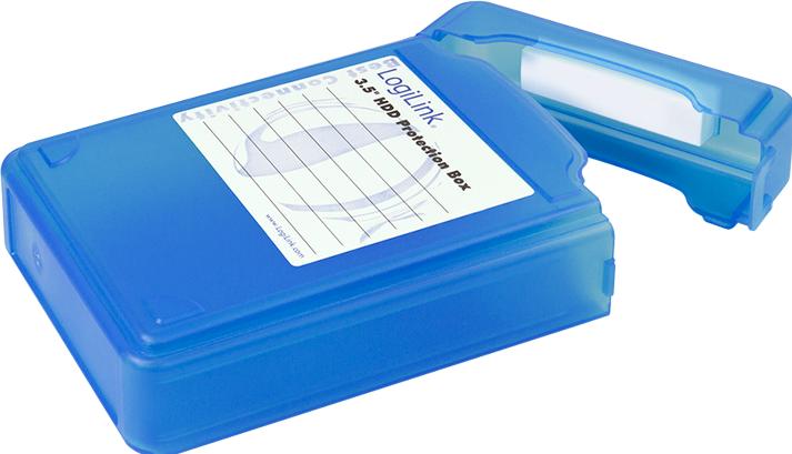 Immagine prodotto LogiLink Scatola HDD per dischi rigidi da 3,5", blu