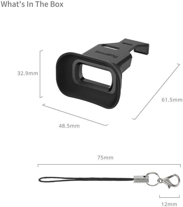 Produktbild SmallRig Kamera-Sucher-Augenmuschel für Sony Alpha 7C II / Alpha 7CR (Viewfinder)