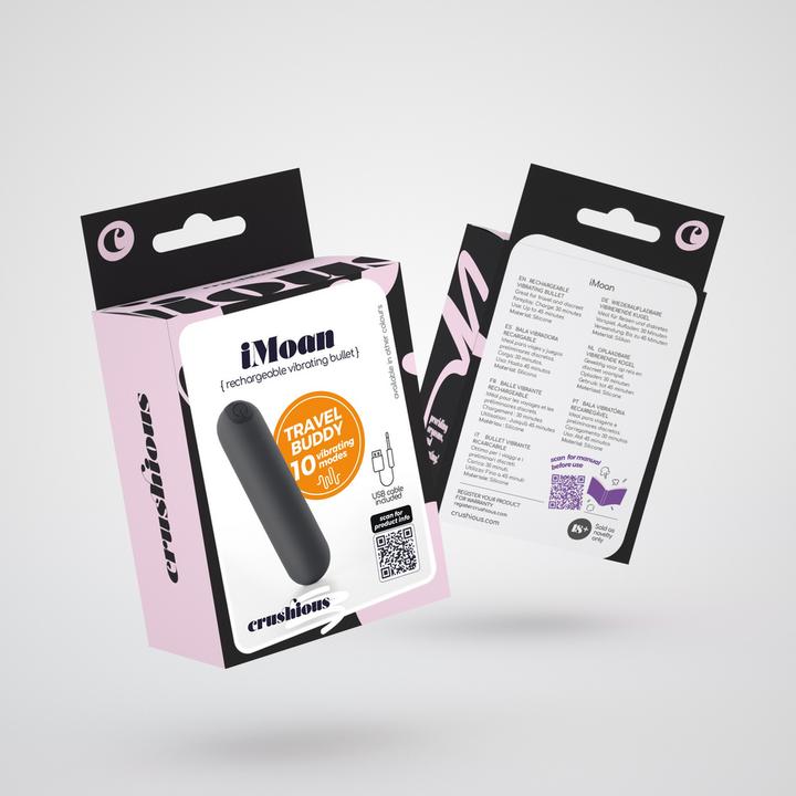 Produktbild Crushious iMoan - Rechargeable Vibrating Bullet - Black