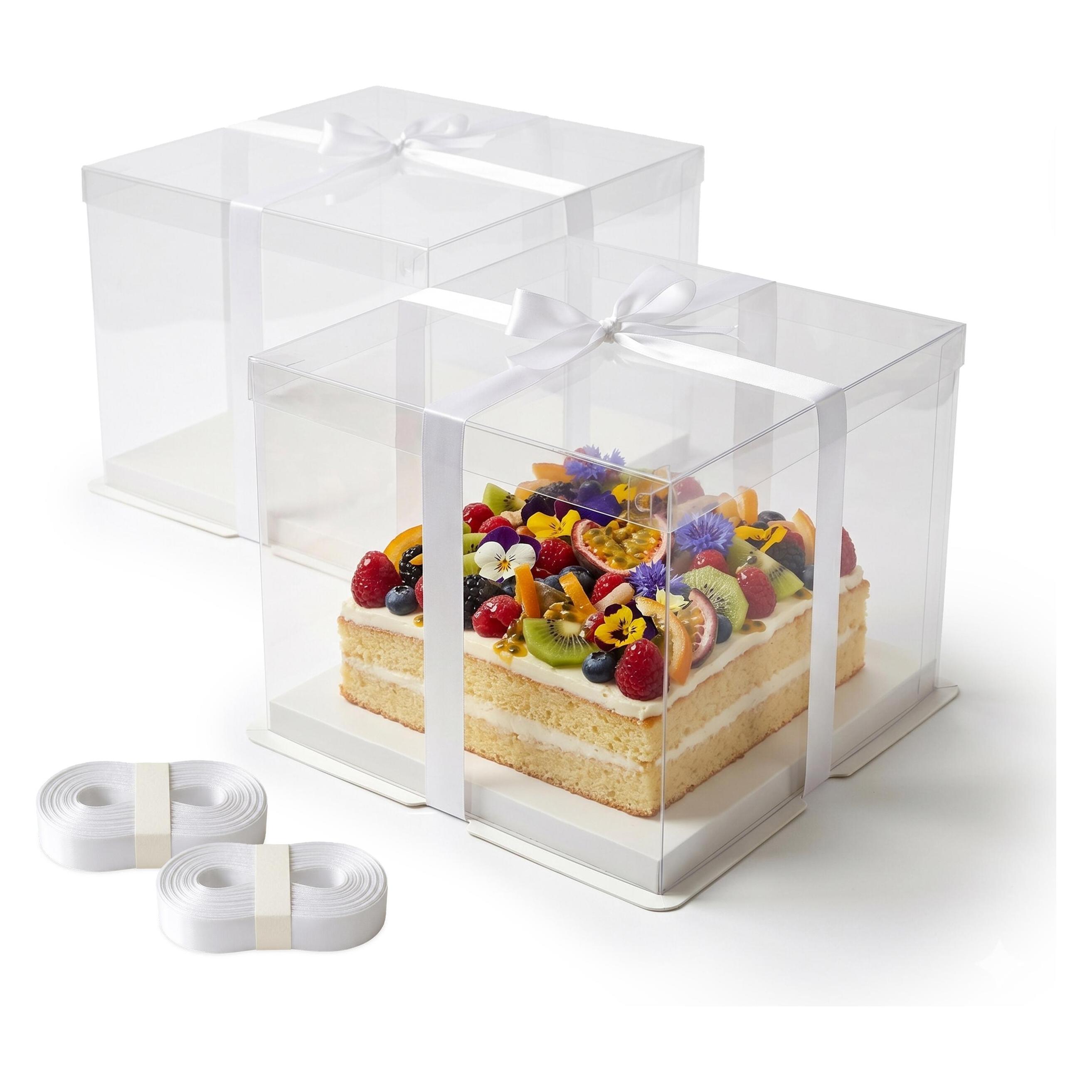 Relaxdays 2x Tortenbox (4052025828424)