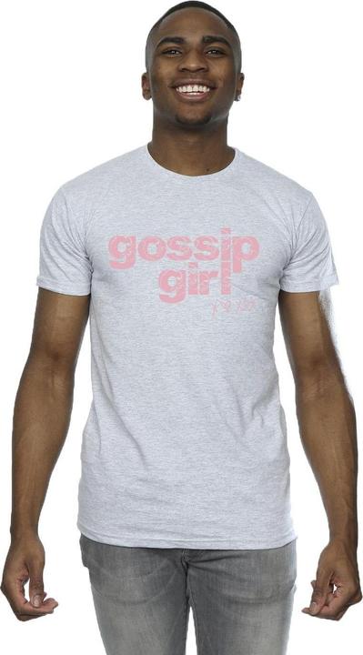 Actual product image Gossip Girl Mens Swirl Logo T-Shirt (L)