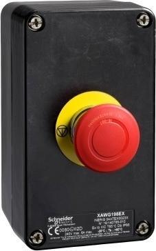 Actual product image Schneider Electric Schneider HOUSING ART. 1 XAWG178EXINST. EMERGENCY OFF ATEX