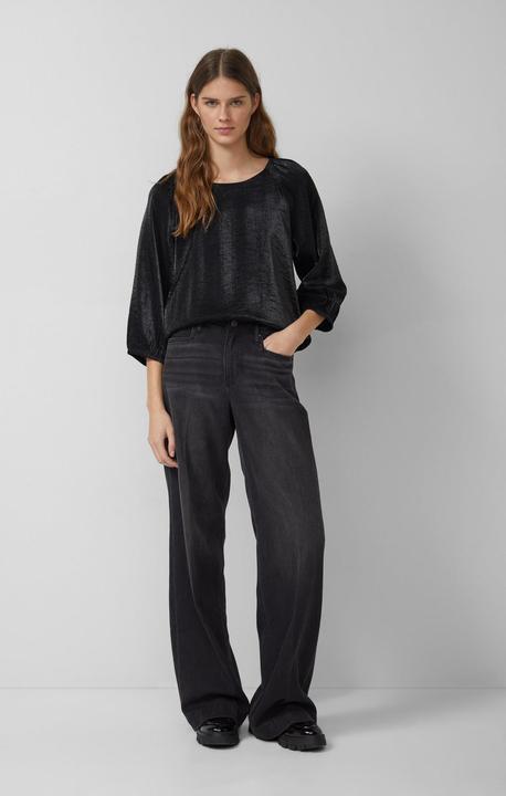 Immagine prodotto s.Oliver Bluse Glänzende Bluse im O-Shape (40)