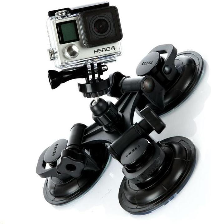 Actual product image MadMan Wariat Profi 3 suction head for GoPro mounting (GoPro Hero4, GoPro)
