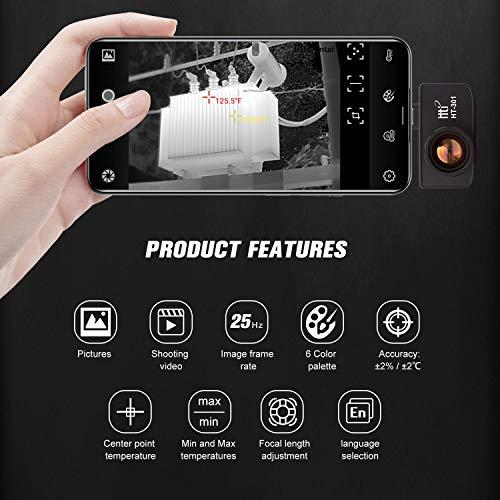 Actual product image Hti-Xintai Thermal imaging camera USB-C